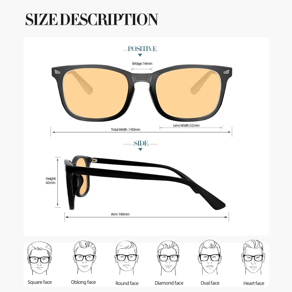 Blue Light Glasses for Woman Men,Blue Light Blocking Glasses,Clear Glasses